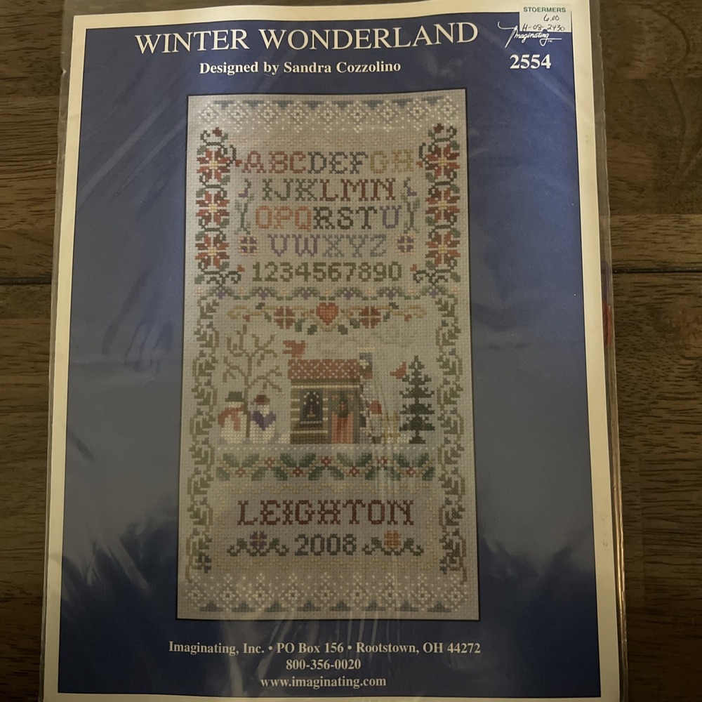 Imaginating "Winter Wonderland" 2554 Cross Stitch Kit NEW